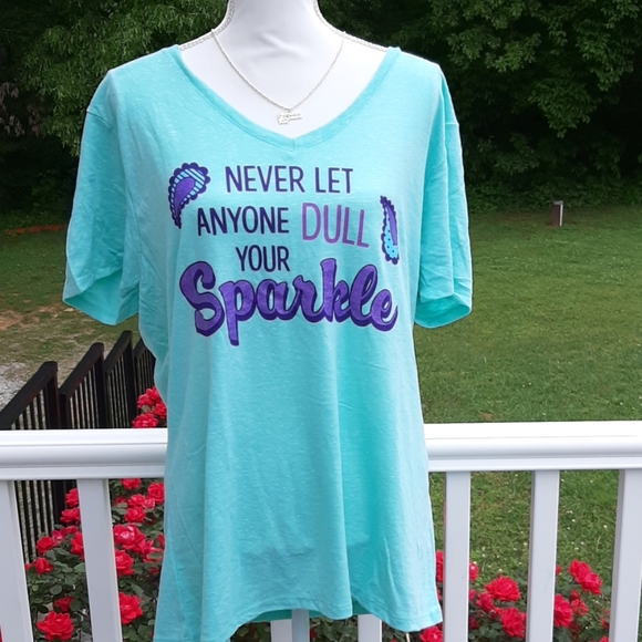 Any3 for$25 🆕️Glittered "Never dull my Sparkle" ❤ E3 - Picture 3 of 7